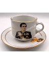 King Constantine and Anna Maria cup and plate