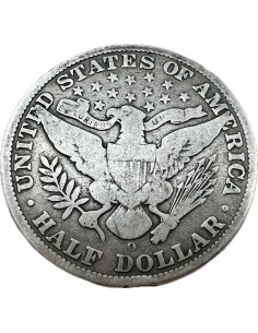 1/2 Dollar 1909 O Barber Half Dollar 2