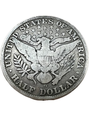 1/2 Dollar 1909 O Barber Half Dollar