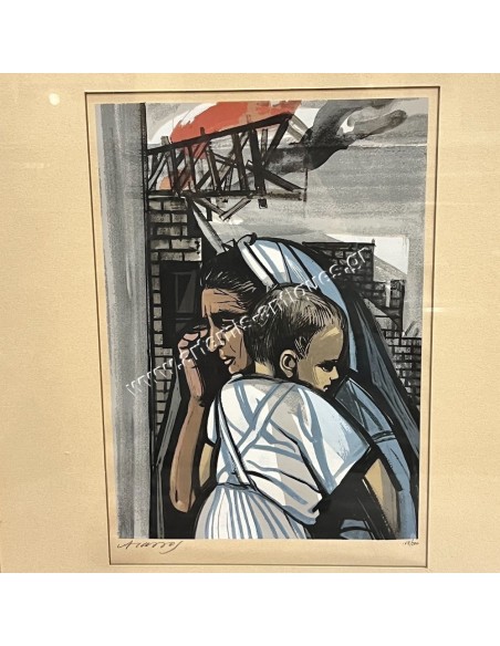 "Invasion" by A. Tassos, Silkscreen 148/200