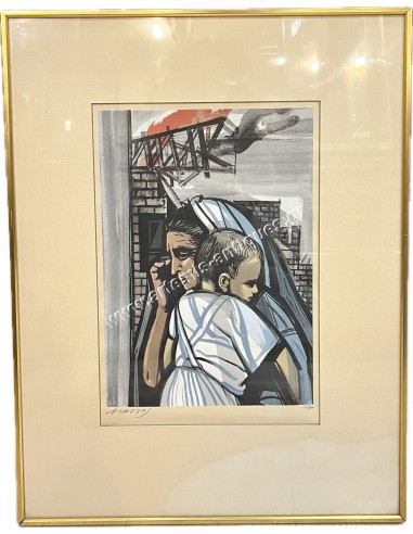 "Invasion" by A. Tassos, Silkscreen 148/200
