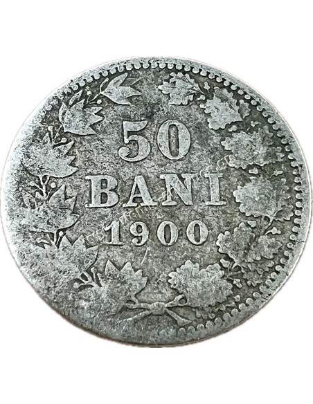 50 Bani 1900 Carol I Romania