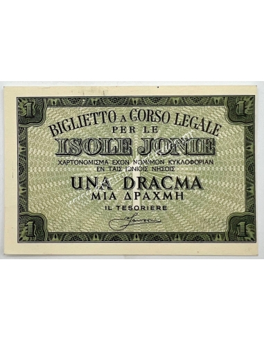 1 Drachma 1941 AU-UNC Isole Jonie