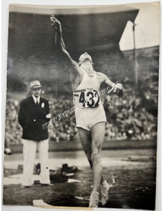 Enrique Kistenmacher , Decathlon Olympic Games 1948 in London Wembley Stadium , Photo