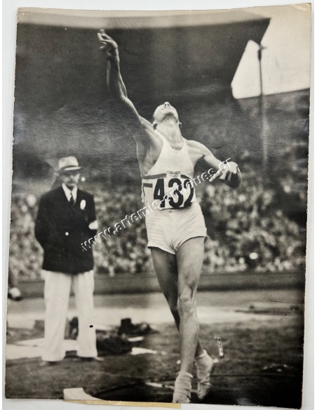 Enrique Kistenmacher , Decathlon Olympic Games 1948 in London Wembley Stadium , Photo