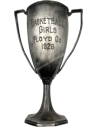 Basketball Girls Floyd Co 1926 Silver Plated Cup by Wallace Bros. Co