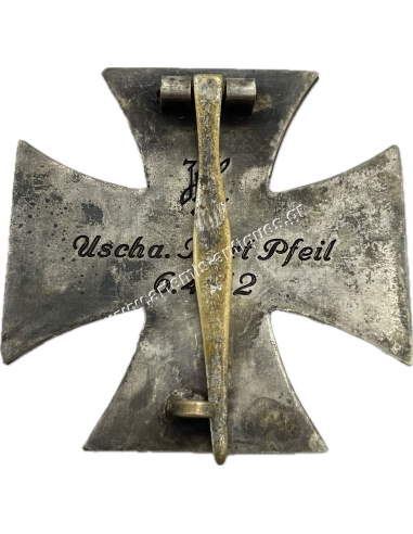 Iron Cross 1939 A Class Round 3 Variety LSSAH SS Panzer Division , 6 April 1942 , Awarded