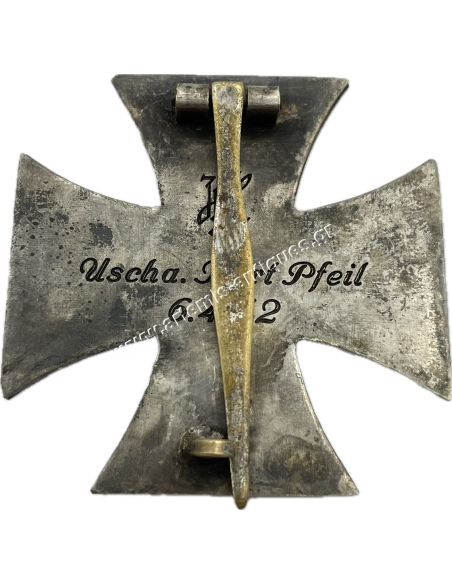 Iron Cross 1939 A Class Round 3 Variety LSSAH SS Panzer Division , 6 April 1942 , Awarded