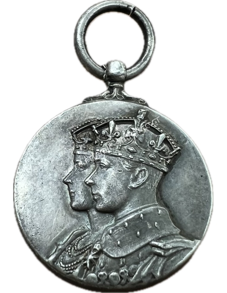 King George VI and Queen Elizabeth Miniature Coronation Medal United Kingdom