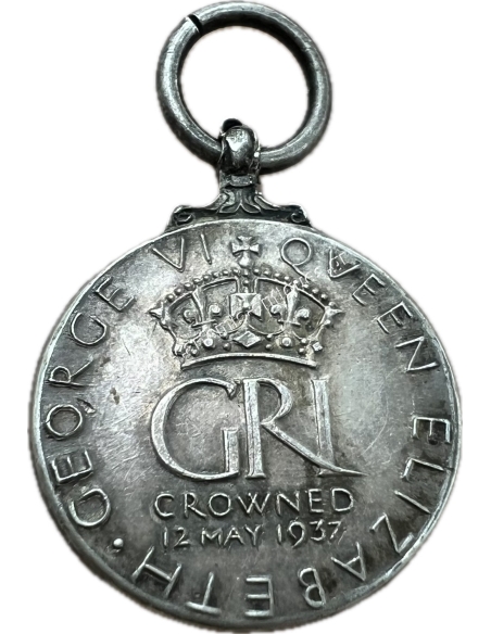 King George VI and Queen Elizabeth Miniature Coronation Medal United Kingdom