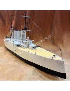Battleship Averof Wooden Model 1960s