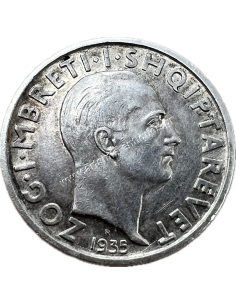 1 Frang 1935 Ar-Zog I Αλβανία