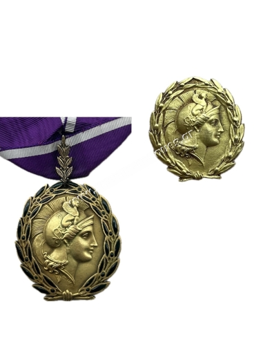 Academy of Athens 25 March 1926 Medal and Miniature
