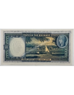 500 Δραχμές 1939 ΕΝΙ UNC 2