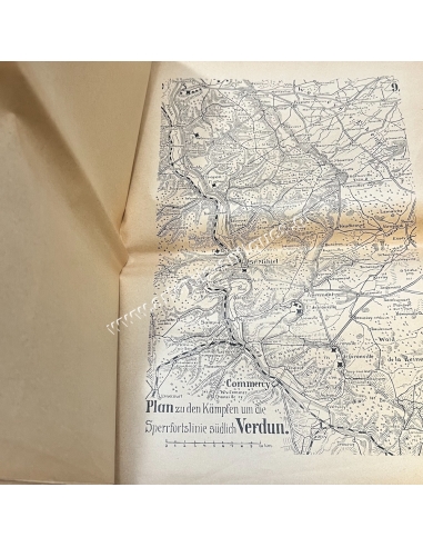 Topographical plans of the Western Front under Captain Von Falkenhausen