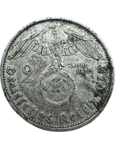 2 Mark 1937 A Paul von Hindenburg Germany 2