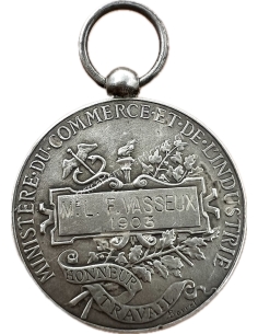 Ministère du Commerce et de l'Industrie Honneur Travail 1903 by Borrel France 2