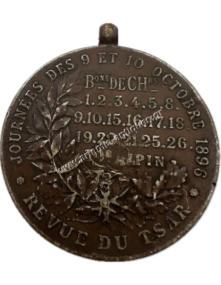 Journées des 9 et 10 Octobre 1896, Revue du Tsar France