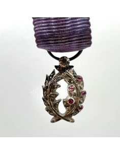 Μινιατούρα Τάγμα του Ακαδημαϊκού Φοίνικα σε Χρυσό με Ρουμπίνια και Μπριγιάν του Gustave Sandoz 2