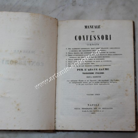 MANUALE DEI CONFESSORI