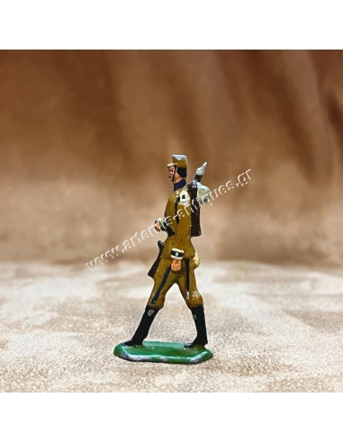 Semi Flat Balkan Wars Greek Soldier by Folk Artist