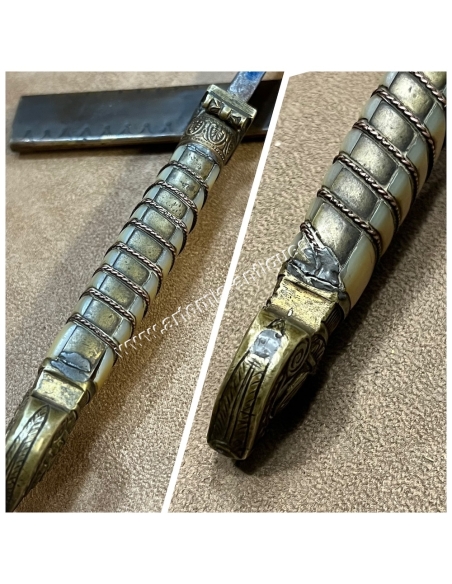 First French Empire Officers Short Sword Blued and Gilt