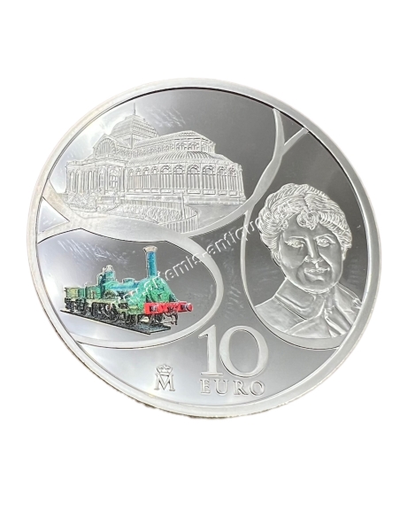 10 Euro 2017 Iron and Crystal Age Felipe VI Silver Proof Spain