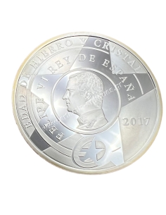 10 Ευρώ 2017 Εποχή Σιδήρου και Γυαλιού  Felipe VI Ασημένιο Proof Ισπανία 2