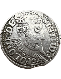 3 Groszy 1595-1597 Sigismund III Vasa Κοινοπολιτεία Πολωνίας - Λιθουανίας