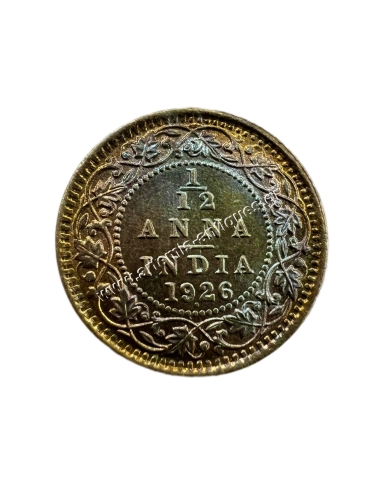 1/12 Anna 1926. UNC George V Βρετανική Ινδία