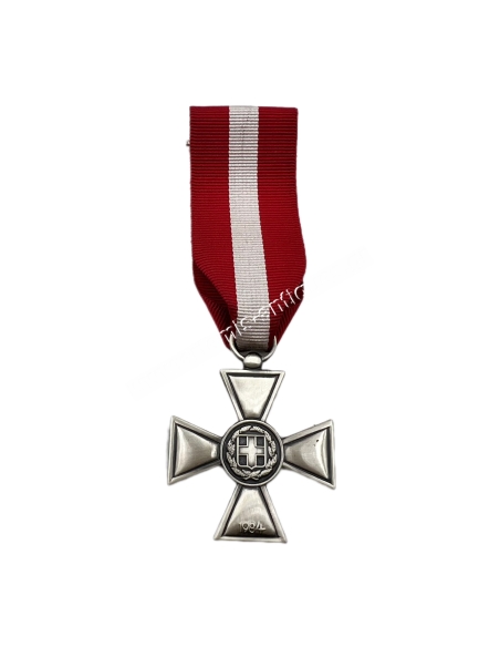 Police Bravery Medal Hellenic Republic in Silver 950