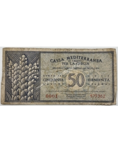 50 Δραχμές 1941 Cassa Mediterranea 2