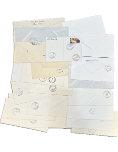 Olympic Airways 1st Flight 14 Envelopes, 7 Mailed Envelopes and 1 Postcard 1958-1982 2