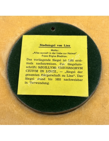 Linz Coat of Arms medal