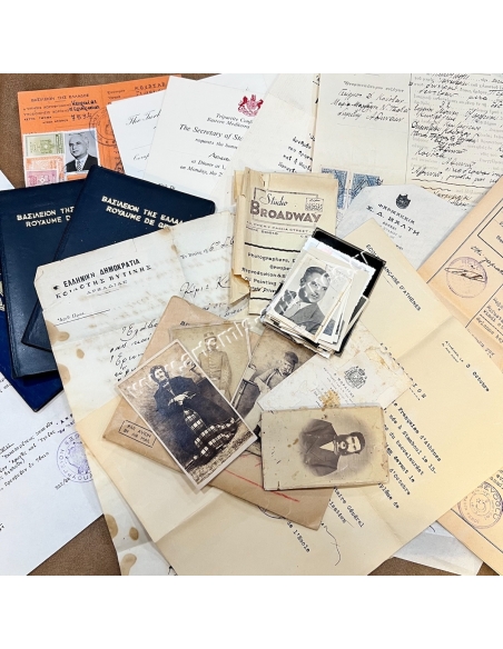 Various papers, documents and photographs, Archive of G.Coustas