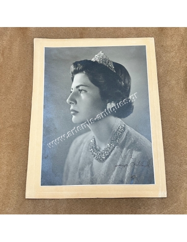 Mohammad Reza Pahlavi και Soraya Pahlavi Υπογεγραμμένες Φωτογραφίες 1952