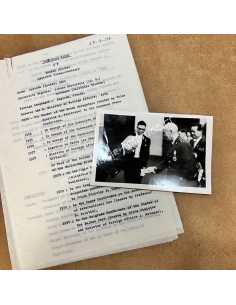 Chiang Kai-shek and Georgios Coustas Photograph