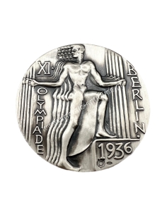 XIth Olympiade Participation Medal Berlin 1936 Commemorative Restrike Medal