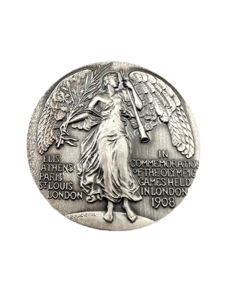 Olympic Participation Medal London 1908 Commemorative Restrike Medal