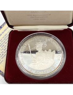 25 Dollars 1978 Elizabeth II Ασημένιο Proof Τζαμάικα 2