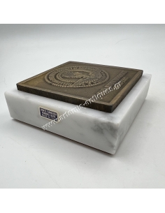 Hellenic Philatelic Society of America 50th Anniversary 1942-1992 Plaque 2