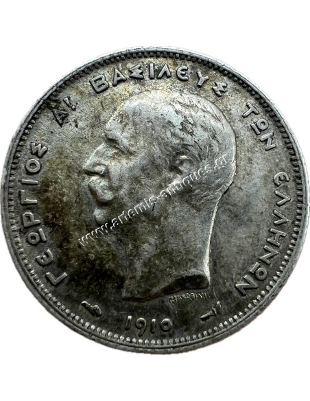 1 Δραχμή 1910 Γεώργιος Α