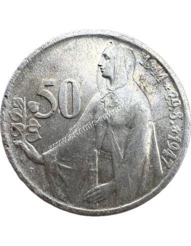 50 Korun 1947 Czechoslovakia