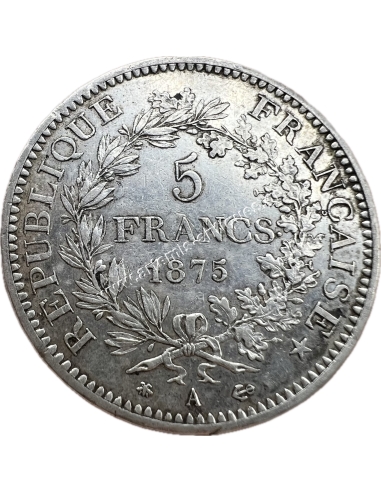 5 Francs 1875 A Γαλλία