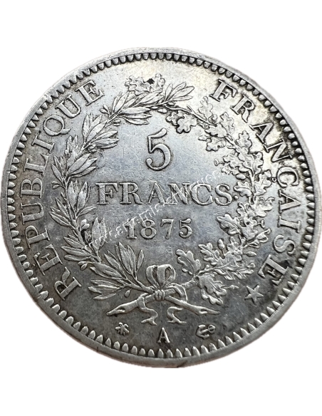 5 Francs 1875 A Γαλλία