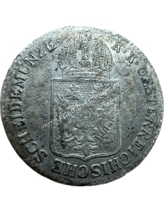 6 Kreuzer 1849 A Franz Joseph I Austrian Empire