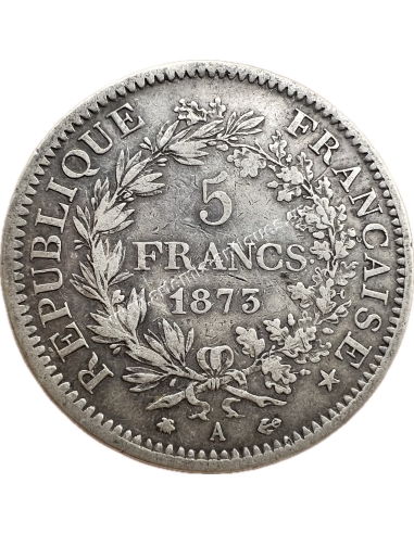5 Francs 1873 A Γαλλία