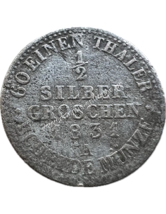 1/2 Silbergroschen 1831 A Frederick William III Kingdom of Prussia 2