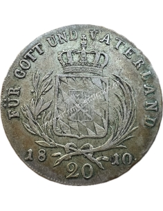 20 Kreuzer 1810 C Francis I Austrian Empire 2