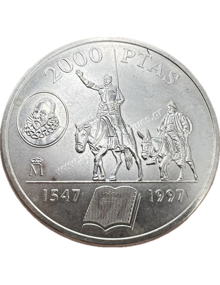 2000 Pesetas 1997 Juan Carlos Ισπανία